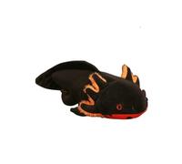 JACKANNA Axolotl - Juguete de peluche realista, llavero o peluche mexicano (suave y lavable, ideal para niños) (pez con lunares negros)
