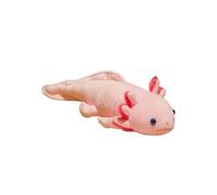 JACKANNA Axolotl - Peluche realista como llavero o peluche mexicano (suave y lavable, ideal para niños) (pez rosa)