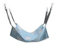 Jackanna Hamaca colgante para gatos, nido colgante para mascotas, correa ajustable y gancho de metal, columpio de hamaca de doble cara para gatitos y conejos (estilo primavera/otoño 6, L)