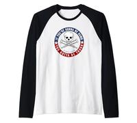 Jackass Forever If You're Gonna Be Dumb Be Tough Logo Camiseta Manga Raglan