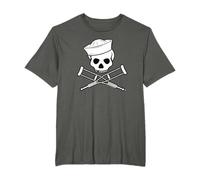 Jackass Sailor Skull & Crossbones Logo Camiseta