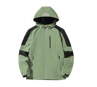 Jacke Winddichte Jacke für Jungen und Mädchen für Kinder Leichte winddichte Outdoor-Sportjacke für Kinder (Army Green, 6-8 Years)