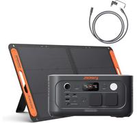 Jackery E500 v2 Estación de Energía con 100W Panel Solar y Cable de 5M | 512Wh/500W (Max 1000W) LFP Batería,1,3H Carga Rápida, Ligera Generador Solar Portátil para Camping