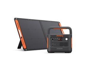 Jackery Explorer 1000 v2 Estación de Energía Portátil con 100W Panel Solar | 1070Wh Batería LFP, 1500W AC/100W USB-C Salida, Carga Completa Rápida 1H vía APP para Camping,Hogar y Emergencias