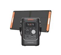 Jackery Explorer 300D Generador Solar Portátil con 100W Panel Solar, 288Wh Batería LFP, Cable 2 en 1 para Transportar y Cargar, 5 Puertos USB-C/USB-A/CC para Actividad al Aire Libre, Teletrabajo