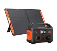 Jackery Explorer 500 Generador Portátil con 100W Panel Solar, 518Wh/500W Batería de Litio Ion Móvil con Pantalla LCD, Estación de Energía Solar para Camping, Autocaravanas, Emergencia, Apagón