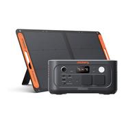 Jackery Explorer 500 v2 Estación de Energía Portátil con 100W Panel Solar | 512Wh/500W (Max 1000W) LFP Batería, SAI≤10ms, 1,3H Carga Rápida, Ligera Generador Solar para Camping, RV y Emergencia