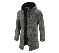 Jacket, Fashion Deportiva 4 Estaciones Frio Running Larga Abrigo Deportivo Hombre, Termica Senderismo Nieve Winter Hiking Casual Trail Chaqueta de Trabajo, L