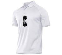 JACKETOWN Camisas Tipo Polo para Hombre, Camisa De Manga Corta, Camisa Tipo Polo Transpirable para Hombre, Camiseta Deportiva Informal, Camisa Tipo Polo Básica De Corte Regular con Botones M-3XL