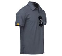 JACKETOWN Polo de Golf de Manga Corta para Hombre Camisa Deportiva Casual de Secado RáPido Camiseta Transpirable para Exterior Polo de Verano para Hombre
