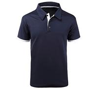 JACKETOWN Polo de Golf de Manga Corta para Hombre Camisa Deportiva Casual de Secado RáPido Camiseta Transpirable para Exterior Polo de Verano para Hombre