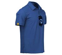JACKETOWN Polo de Golf de Manga Corta para Hombre Camisa Deportiva Casual de Secado RáPido Camiseta Transpirable para Exterior Polo de Verano para Hombre