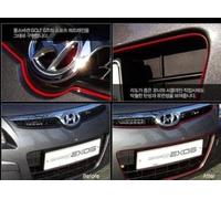 Jackey awesome3d DIY automóvil motor de coche interior y exterior Decoración Moulding Trim Strip línea sticker-red