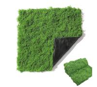 jackfru Alfombrilla de musgo artificial de 100 x 100 cm, para decoración de pared, musgo, bricolaje y terrario, color verde