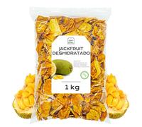Jackfruit Deshidratado Sin Azucar 1 Kg - Jackfruit Natural y Seco - Snacks Saludables - Sin Azucar Añadido, Sin Conservantes, Sin Gluten