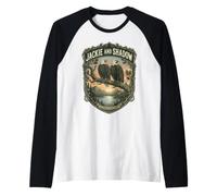 Jackie and Shadow Eagles A Big Bear Valley Journey Vintage Camiseta Manga Raglan