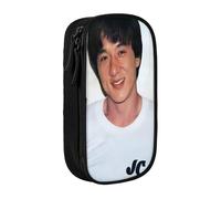 Jackie Chan - Estuche para lápices, superficie resistente a los arañazos, poliéster Oxford para un uso duradero en la escuela, oficina