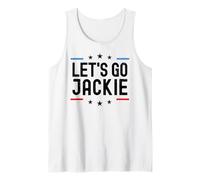 Jackie Nombre Personalizado Niña Lindo Cumpleaños Mujeres USA Personalizado Camiseta sin Mangas