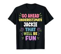 Jackie Personalized Women's Gift Custom Jackie Camiseta