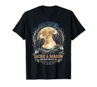 Jackie & Shadow Big Bear Valley, CA Bald Eagles Moon Emblema Camiseta