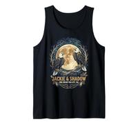 Jackie & Shadow Big Bear Valley, CA Bald Eagles Moon Emblema Camiseta sin Mangas
