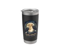 Jackie & Shadow Big Bear Valley, CA Bald Eagles Moon Emblema Vaso térmico de acero inoxidable de doble pared
