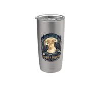 Jackie & Shadow Big Bear Valley, CA Bald Eagles Moon Emblema Vaso térmico de acero inoxidable de doble pared