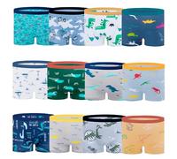 JackLoveBriefs Calzoncillos Tipo BóXer para NiñOs AlgodóN Interior para NiñOs Paquete De 12,5-7 AñOs, Gris Claro, TamañO L