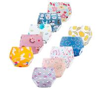 JackLoveBriefs Pack de 10 Bragas de Aprendizaje niña 3-4 Años(Multicolor，Talla：M)