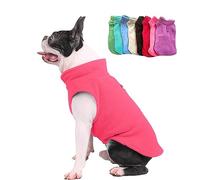 JACKO & CO - Chaleco de forro polar para perro con anillo para correa - Abrigo suave, cálido y ligero para perros pequeños y medianos, cachorros y gatos - Chaqueta acogedora para mascotas de otoño