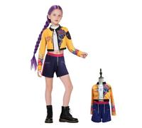 Jackolume Kpop Demon Rumi - Disfraz de cosplay para niños, disfraz de cazadores pop cantantes Rumi, ídolo, juego de rol, disfraz de Halloween para mujeres y niñas