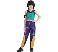 Jackolume Kpop - Disfraz de Demon Zoey para niños, disfraz de cazadores pop y cantantes Zoey, juego de rol, disfraz de Halloween para mujeres y niñas