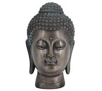 Jacksking Estatua de Cabeza de Buda de Resina, Adorno de estatuilla de Buda, Suministros budistas, decoración del hogar, estatuas artísticas de Mesa, decoración para Sala de Estar
