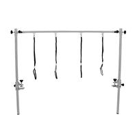 Jacksking Mesa de Aseo para Mascotas Plegable de Acero Inoxidable Escritorio de Belleza Soporte de Abrazadera de Altura Ajustable Suministros de Aseo para Mascotas para Perro Gato(1.1M)