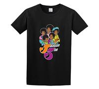 Jackson 5 5Ive Five Men's T-Shirt Unisex Black Cotton Hip Hop Print tee Shirts 3XL