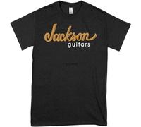 Jackson Guitars Guys Men's T-Shirt Unisex Black Cotton Hip Hop Print tee Shirts XL