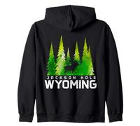 Jackson Hole Wyoming Moose Naturaleza Amante Sudadera con Capucha