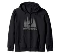 Jackson Hole Wyoming Moose Naturaleza Amante Sudadera con Capucha