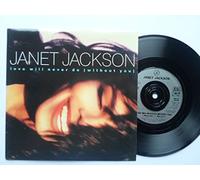 Jackson, Janet Love Will Never Do 7" A&M AM700 EX/EX 1990 picture sleeve