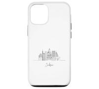 Jackson Mississippi Skyline US Viajes Souvenirs Paisaje urbano Carcasa para iPhone 12/12 Pro