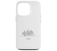 Jackson Mississippi Skyline US Viajes Souvenirs Paisaje urbano Carcasa para iPhone 13 Pro