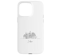 Jackson Mississippi Skyline US Viajes Souvenirs Paisaje urbano Carcasa para iPhone 15 Pro Max
