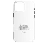 Jackson Mississippi Skyline US Viajes Souvenirs Paisaje urbano Carcasa para iPhone 16 Pro Max