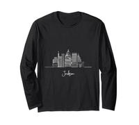 Jackson Mississippi Skyline US Viajes Souvenirs Paisaje urbano Manga Larga