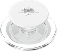 Jackson Mississippi Skyline US Viajes Souvenirs Paisaje urbano PopSockets PopGrip para MagSafe