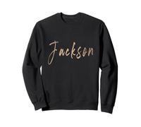 Jackson New Jersey Diseño Elegante Vintage Sudadera