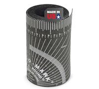 Jackson Safety 14753 Curv-O-Mark Wrap-A-Round Ruler, Large, Black, 3" to 10" Pipe Diameter, negro