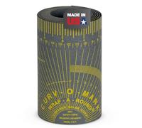 Jackson Safety 14764 Curv-O-Mark Wrap-A-Round Ruler, Large, Gris, 3" to 10" Pipe Diameter