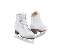 Jackson Ultima Excel Vinyl Upper Lace Up Light Support Patines de Hielo artísticos, Mujer, Blanco, Womens Size-6.5