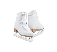 Jackson Ultima Jackson Classic Softskate Patines artísticos para Mujeres y niñas en Blanco, Patines de Hielo de Calidad olímpica, Talla 4.0 para Mujer, JC380.FL.040